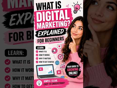 What Is Digital Marketing? Explained for Beginners #digitalmarketing #beginners #learning