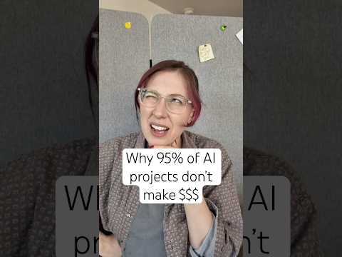 Why 95% of AI projects don't make money 😵‍💫