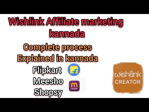 Wishlink Affiliate Marketing Explained | Beginner Guide | Kannada