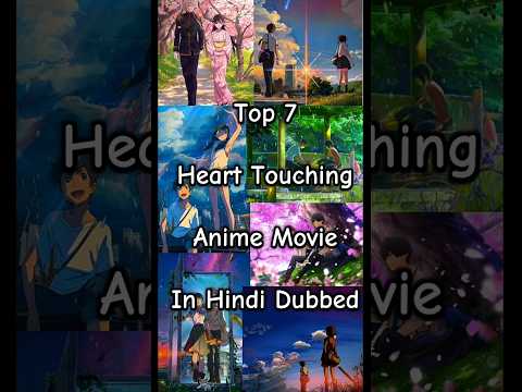 World best top 7 anime movie in Hindi dubbed 🤭📷 don't miss the opportunity #shorts #shortvideo#anime