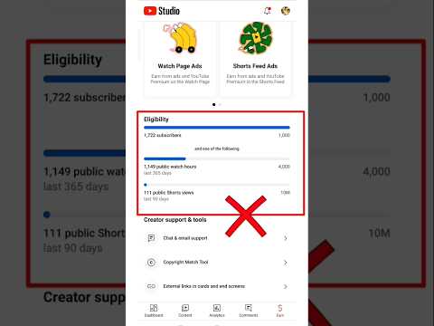 Youtube New Criteria 500 Subscribers | Watch Hours: 3,000 🔥 #monetization