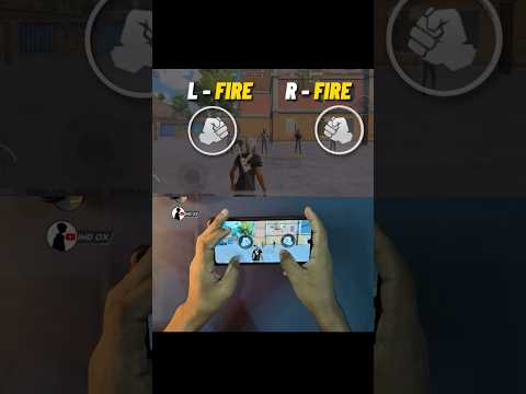 Bgmi Pubg Mobile right, left fire button which best tips #shorts