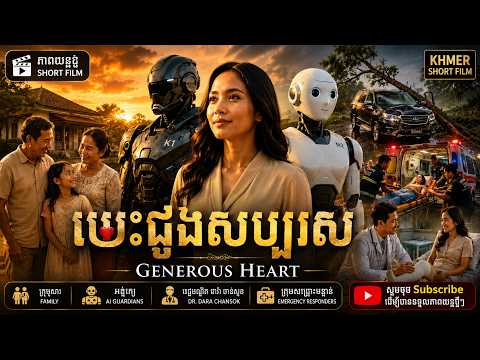 បេះដូងសប្បុរស | Generous Heart | Khmer Short Film | AI-Assisted Movie