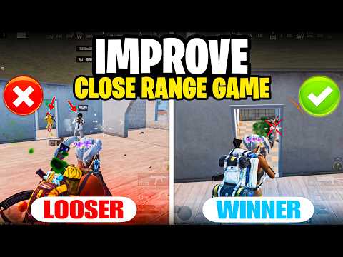 HOW TO IMPROVE CLOS RANGE IN BGMI🔥BEST CLOSE RANGE TIPS AND TRICKS IN PUBG MOBILE PLAYERS.