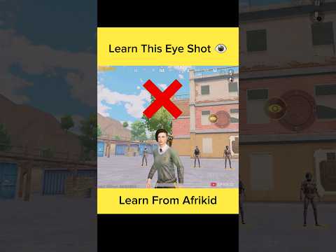 Learn This Eye Shot Trick #pubgmobile #pubg #bgmi #afrikid