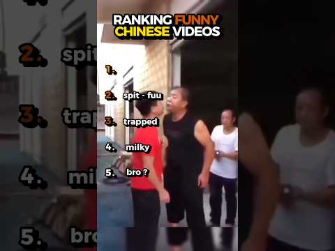 Ranking funny Chinese videos 😂😂