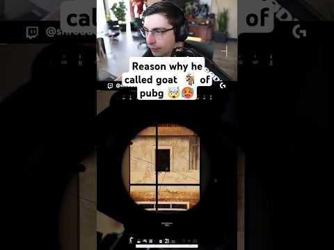 Reason why shroud called goat 🐐 of pubg 🤯🥵 #bgmi #pubg #pubgmobile #shroud #shortsfeed #pubgshorts