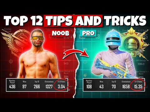 Top 12 Tips & Tricks in PUBG Mobile – Noob To Pro Guide | GG Bro Tips & Tricks [Episode 13]
