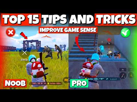 Top 15 Tips & Tricks in PUBG Mobile To Improve Game Sense | GG Bro Tips & Tricks [Episode 18]